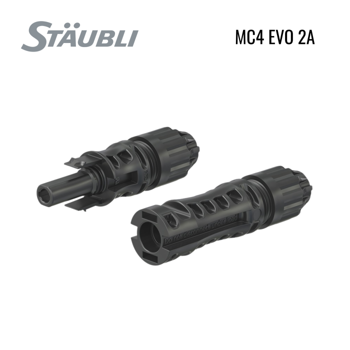 MC4-Evo 2 Staubli – Đầu nối MC4 chính hãng cho hệ thống điện mặt trời