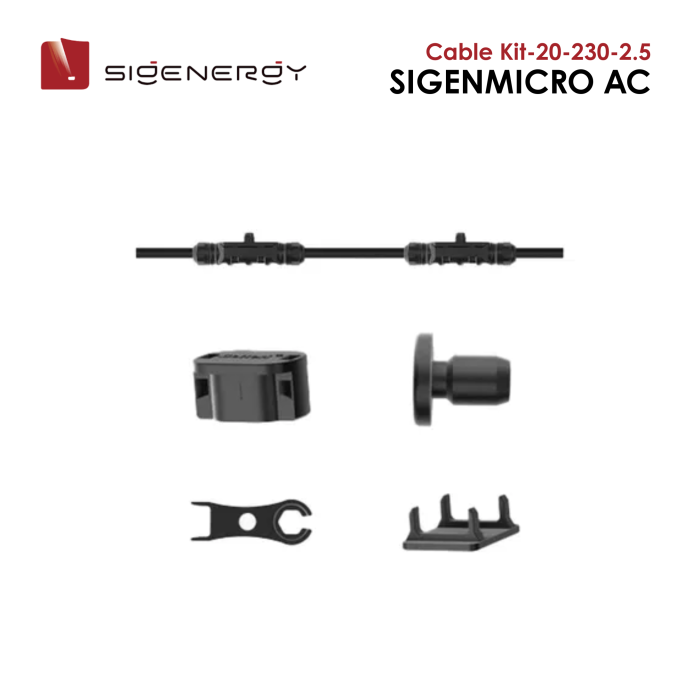 Phụ kiện lắp đặt cho biến tần Sigenergy SigenMicro AC Cable Kit-20-230-2.5